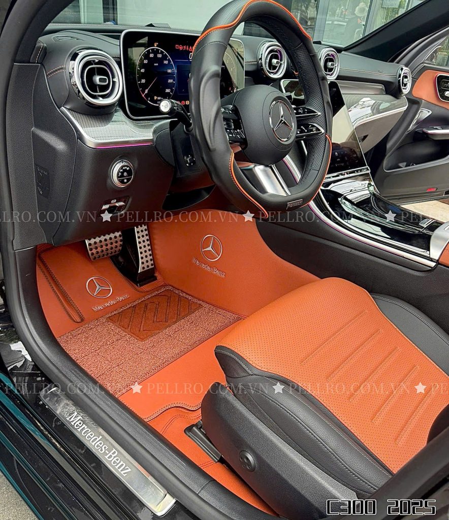 Tham lot san o to da bo that Italia Mercedes C300 4