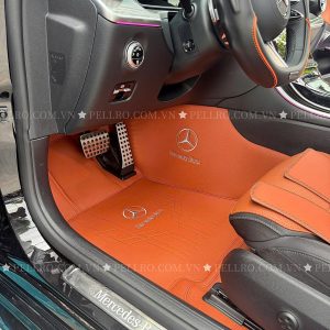 Alternative view of Thảm lót sàn ô tô - Da bò thật nguyên tấm Italia Mercedes C300