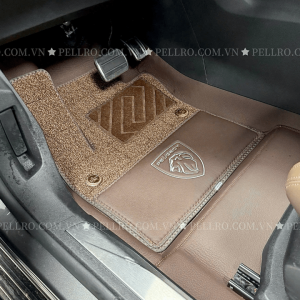 Thảm sàn ô tô - Da bò thật nguyên tấm Italia - Peugeot 3008